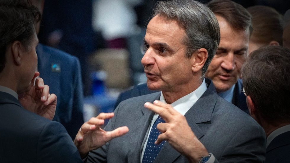 Ο Κυριάκος Μητσοτάκης στη Σύνοδο του ΝΑΤΟ